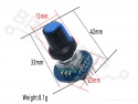 Rotary Encoder/Pulse Generator - EC11 on breakout with knob - 20mm